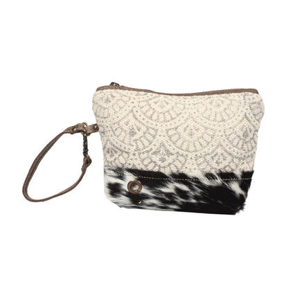 Hoop And Hair-On Strip Pouch