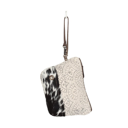 Hoop And Hair-On Strip Pouch