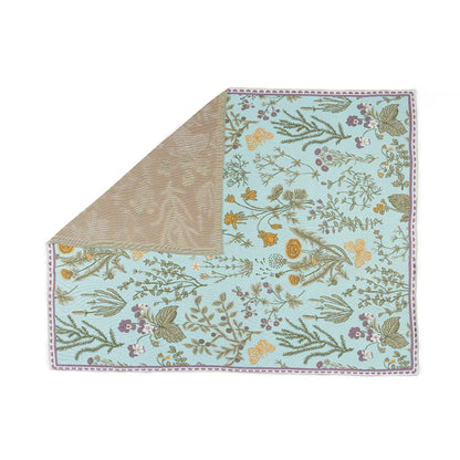 Myra Western Skies Meadow Throw in Mesa Aqua