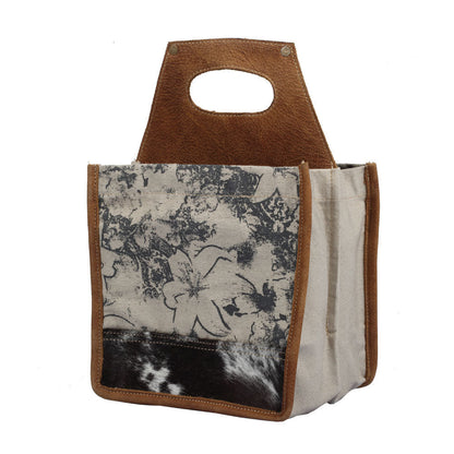 Leaf Print  6-Pack Beer Caddy