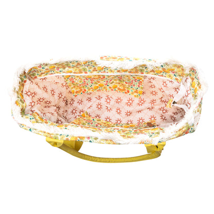 Myra Shoreline Weekender Bag with Beach Mat in Sunlit Yellow