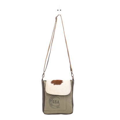 Usa Print Cross Body Bag