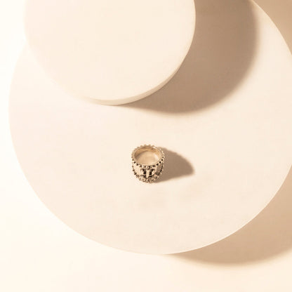 Myra Cactus Country adjustable Ring for Women with engraved cactus detail for everyday western wear