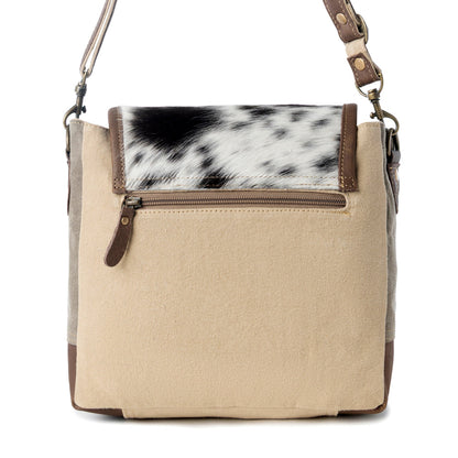 Myra Sandstone Pony Western Shoulder Bag for Women in Khaki