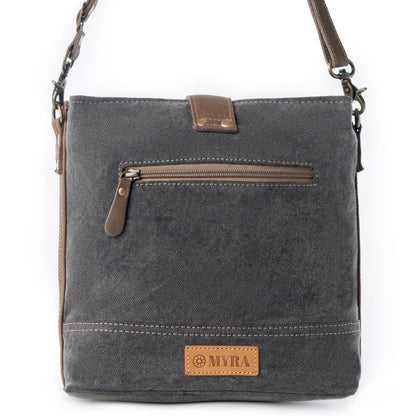 Myra Frostbloom Vintage Shoulder Bag for Women in teal with floral detail