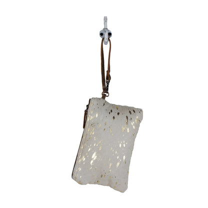 Golden Snow Hairon Pouch