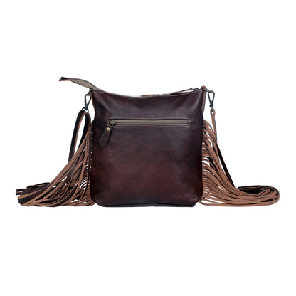 Tanned Leather & Hairon Bag