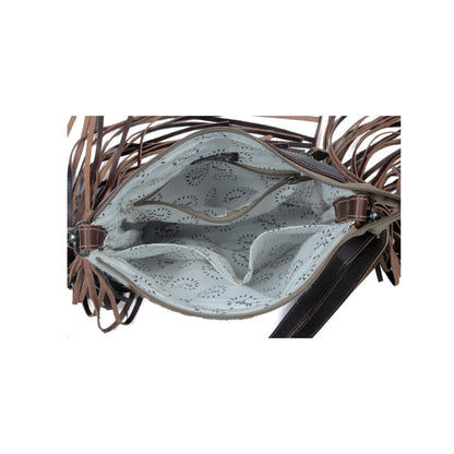 Tanned Leather & Hairon Bag