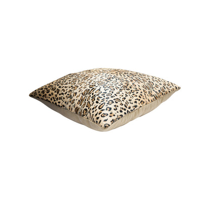 Majestic Leopard Print Cushion Cover