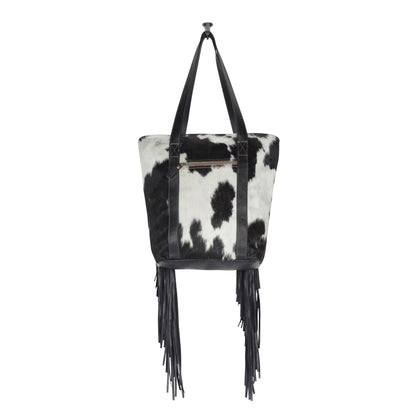 Vanilla Crème me Leather & Hairon Bag