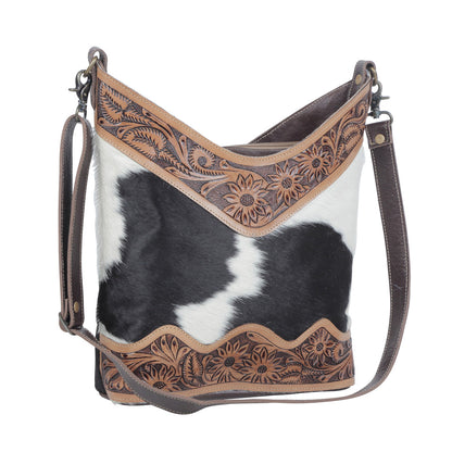 coco and cream Hand-Tooled Bag