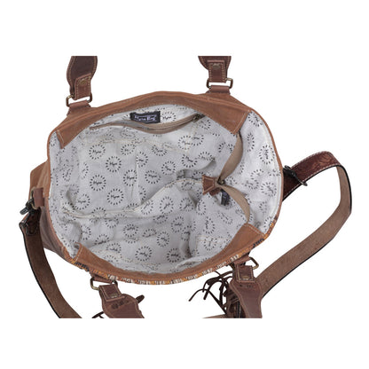 Flora Canvas And Hairon Bag
