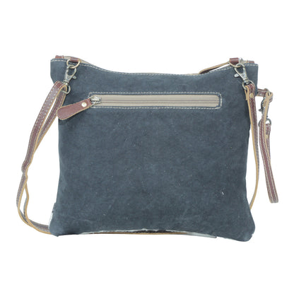 Myra Tincture Embossed Leather Crossbody Bag for Women â€“ Aztec Pattern, Adjustable Strap for Rodeo Style