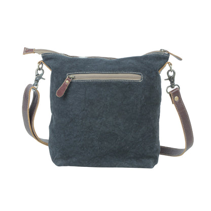 Posie Canvas And Hairon Bag
