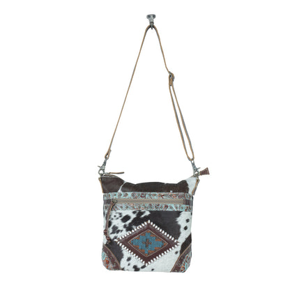 Posie Canvas And Hairon Bag