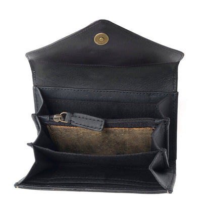 Orange Black Wallet