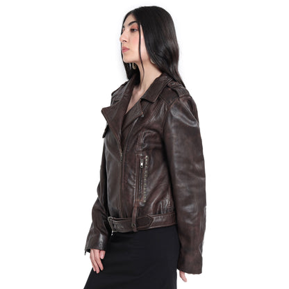 ButtonUppp Leather Jacket