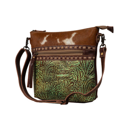 Cheyenne Plains River Leather & Hairon Bag