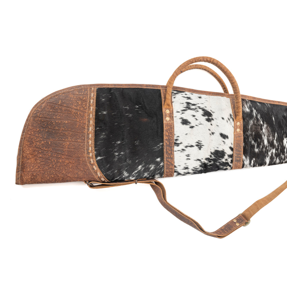 Wildhorn Hunterâ€™s Leather Rifle Case in Smoky Hide