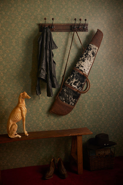 Wildhorn Hunterâ€™s Leather Rifle Case in Smoky Hide