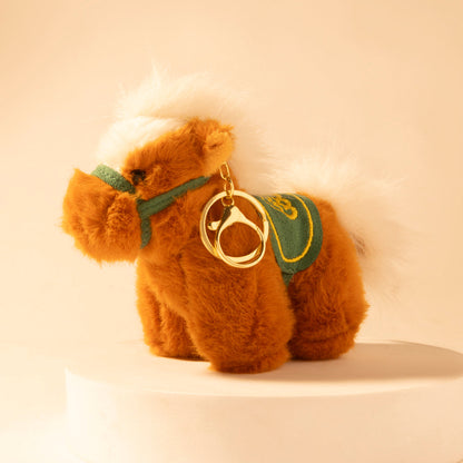 Myra Western Whimsy Horse Bag Charm in Brown