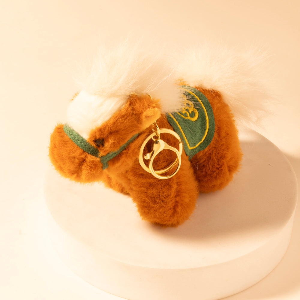 Myra Western Whimsy Horse Bag Charm in Brown