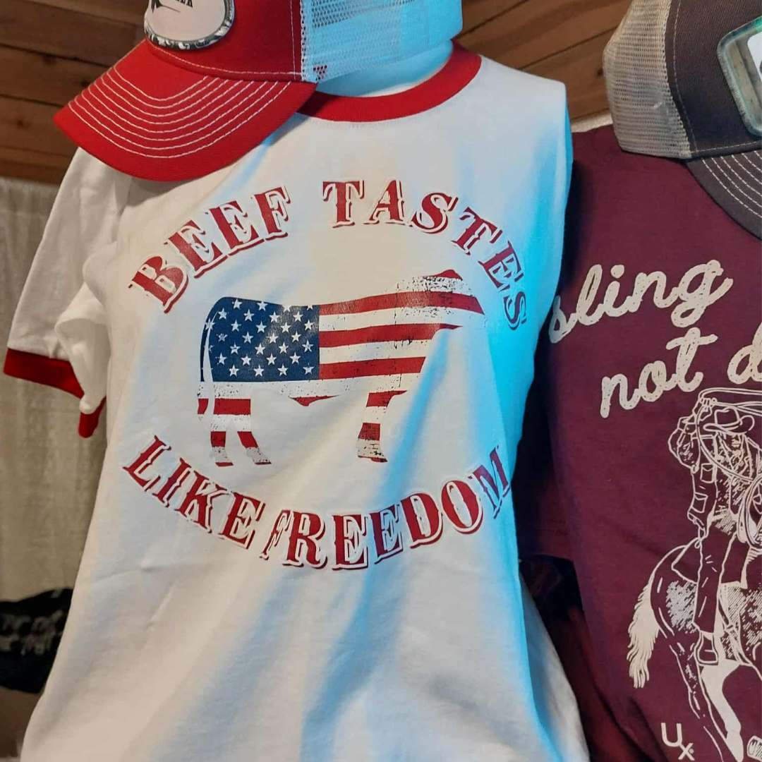 Beef Tastes Like Freedom Tee