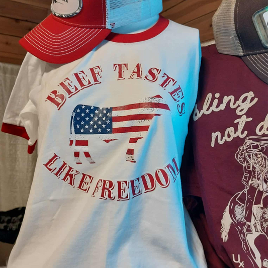 Beef Tastes Like Freedom Tee