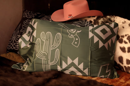 Cactus Cowboy Satin Pillow Case