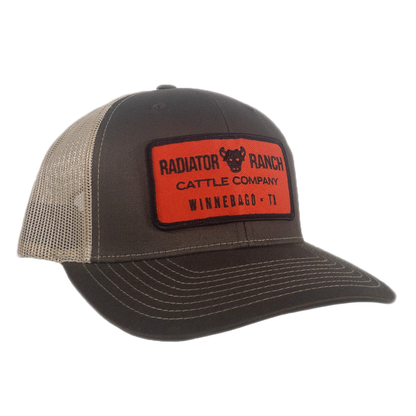 Cattle Company Cap Brown & Tan Precurved