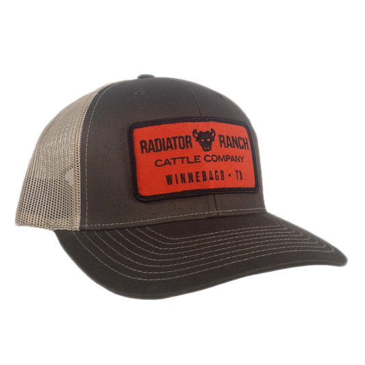 Cattle Company Cap Brown & Tan Precurved