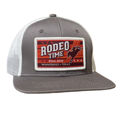 Grey Rodeo Time Patch Meshback
