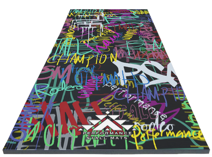 Portable Stall Mat Street Art Design 5x10