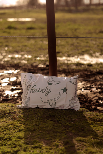 Howdy Satin Pillow Case