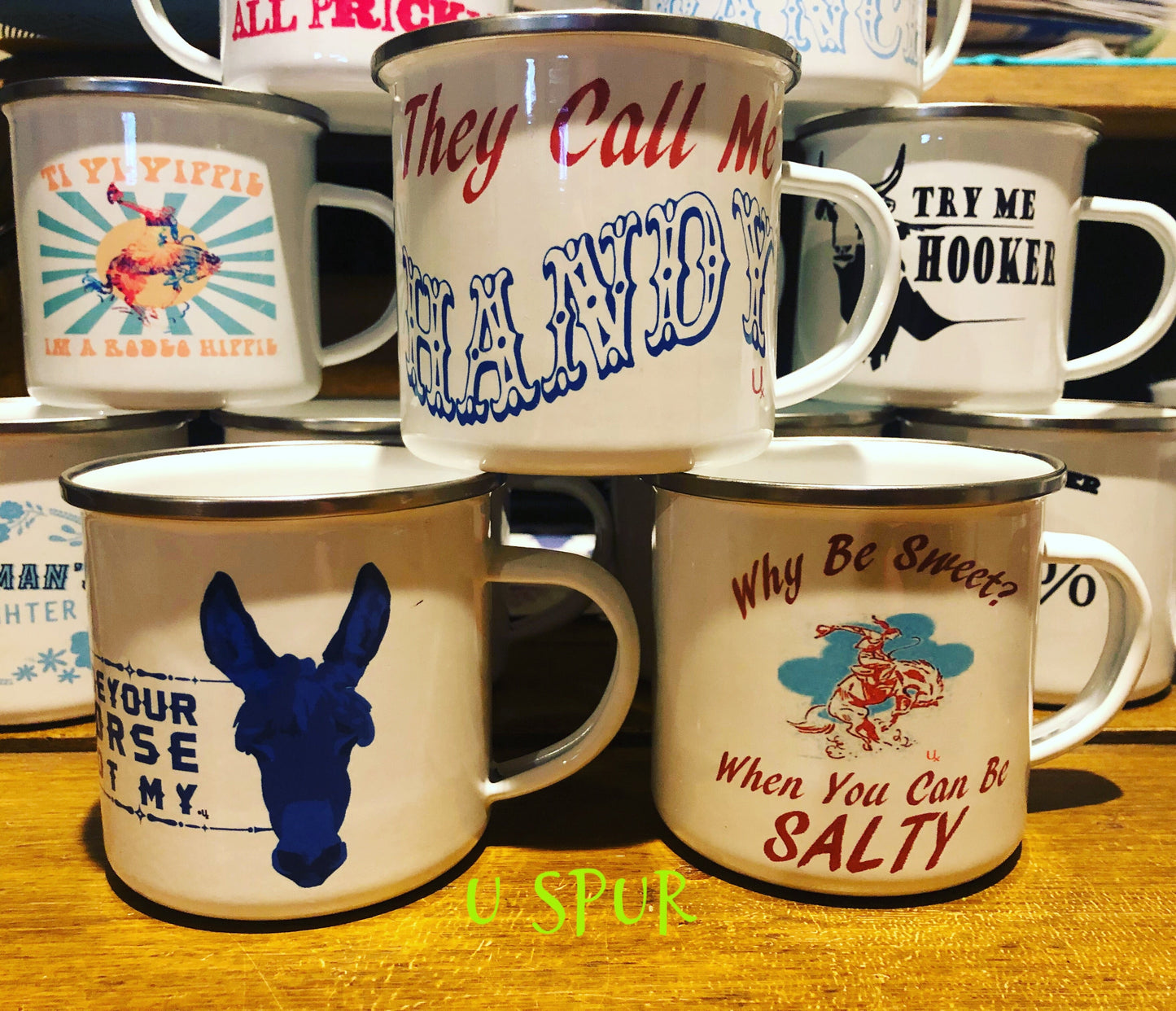 U Spur camp cups