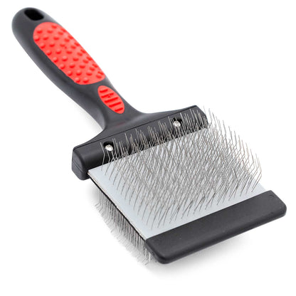 Jeffers Double-Sided Flex Head Pet Grooming Slicker Brush