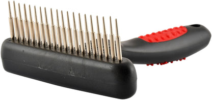 Jeffers Magic Spring Undercoat Rake for Pet Grooming