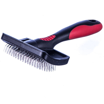 Jeffers Firm Pin Universal Slicker Pet Grooming Brush