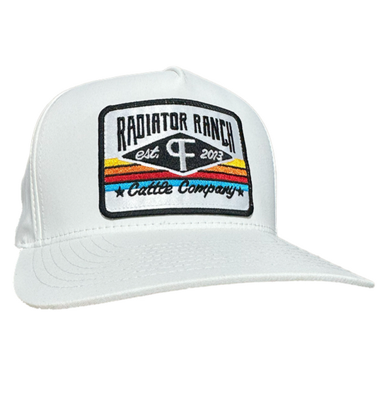 White PF Serape Patch Cap
